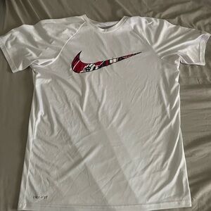 Nike Men's White Dri-FIT T-Shirt